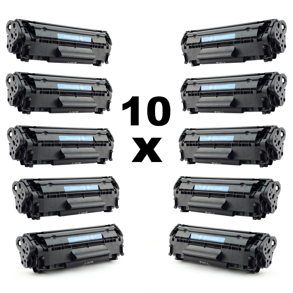 Set 10 tonere compatibile vrac Q2612A pentru HP 12A - imagine 4